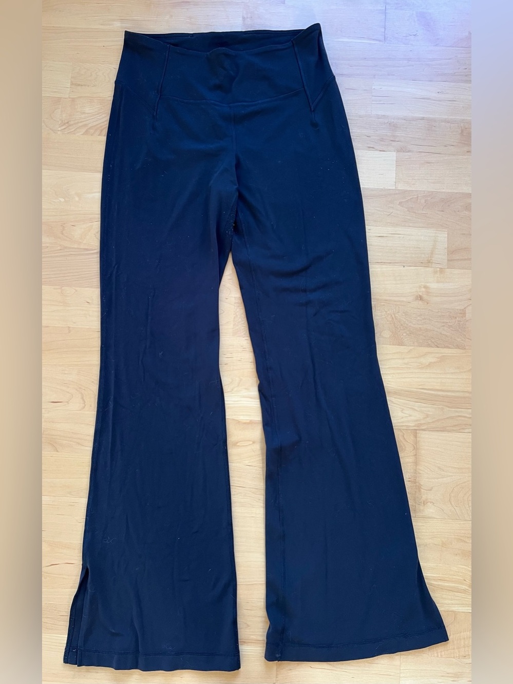 lululemon athletica Black Wide-Leg Active Pants